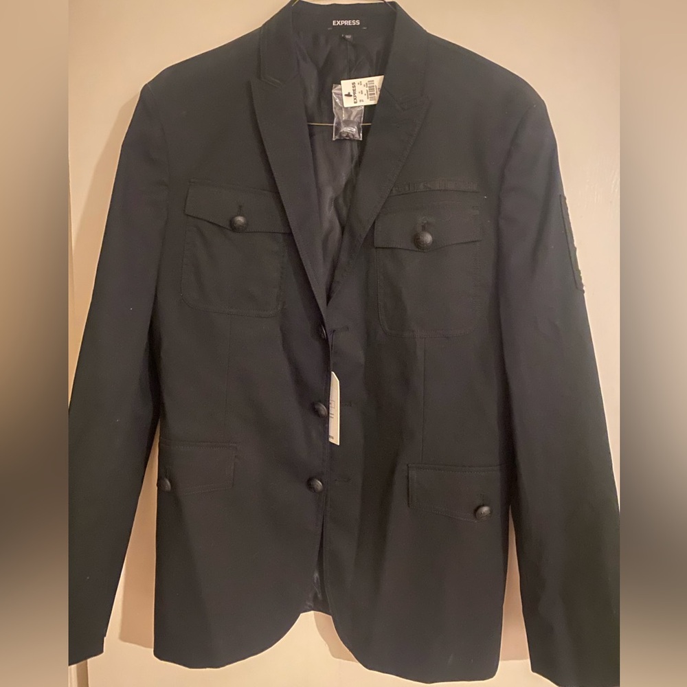 Express military coat, new with tags.